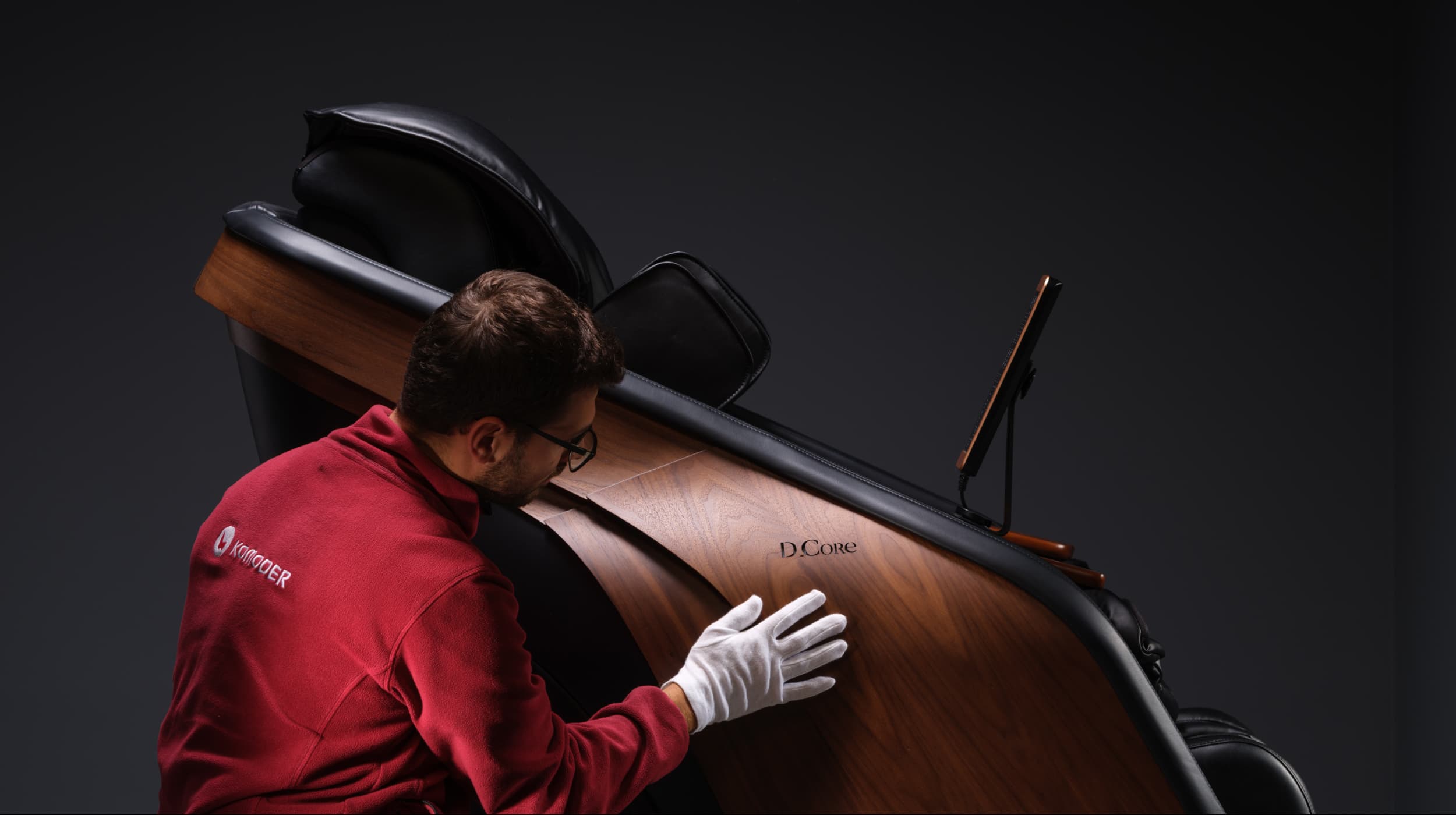 Japanese aesthetics. 
The natural beauty of black walnut wood