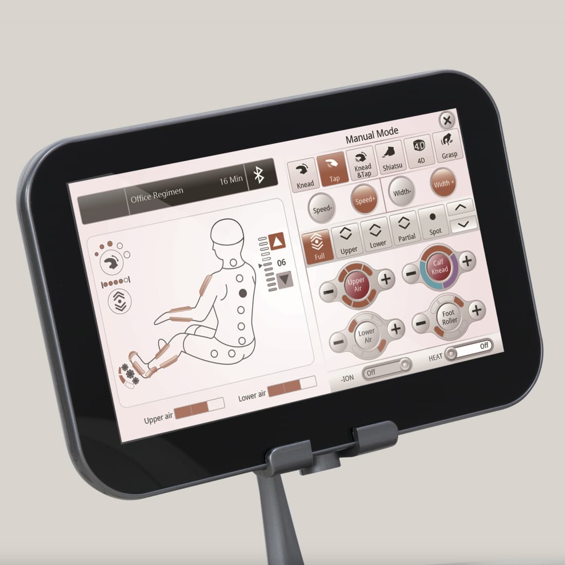 23 automatic 4D massage programs