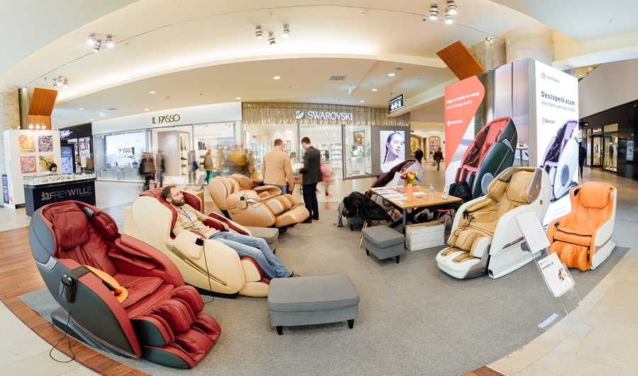 Free testing in the Komoder Showrooms