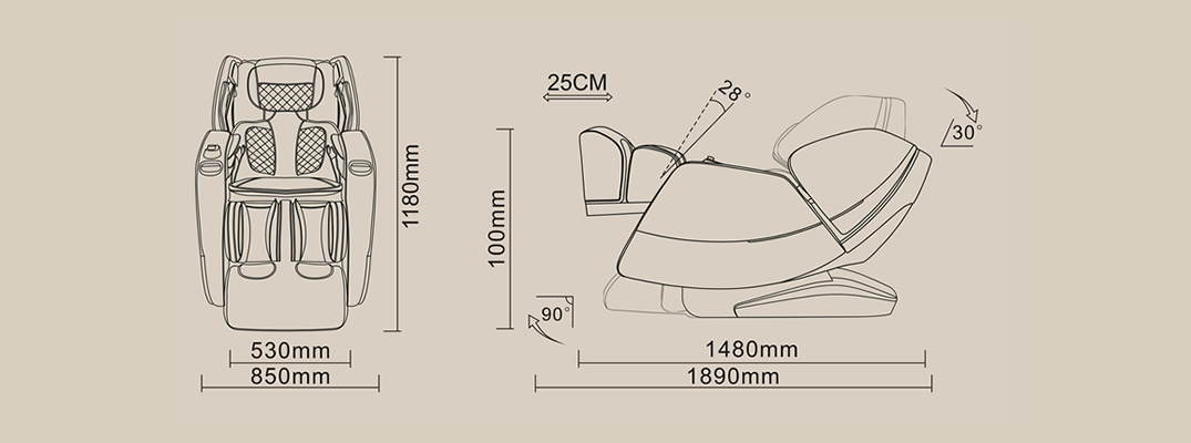 Komoder Veleta Chair Dimensions