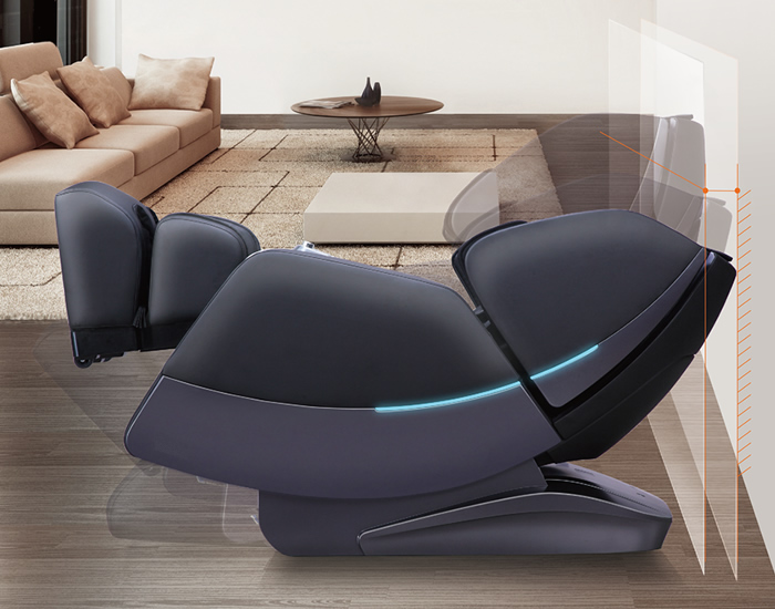 The Veleta massage chair is designed with a smart space saving function
