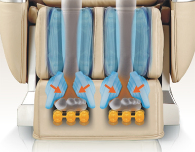 Air Pressure and Roller Massage for the Feet iRest A33