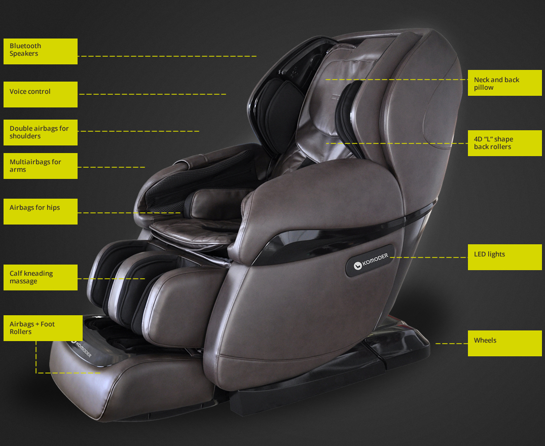 4D Massage Chair Komoder Luxury by Komoder